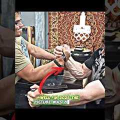 Did Akimbo get his revenge?🔥😱 #armwrestling #trending#sports#shorts