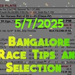 Bangalore Race Tips and Selection || The Fire Haven Plate