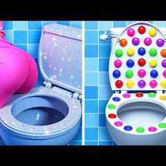 BEST BATHROOM GADGETS || Toilet Gadgets and DIY Tools Ideas! Funny Parenting Hacks by TeeHeeHee!