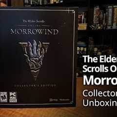The Elder Scrolls Online: Morrowind Collector's Edition Unboxing