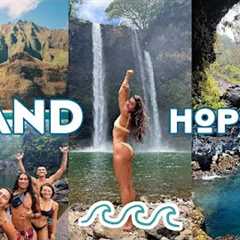 HAWAIIAN ISLAND HOPPING | weekend trips to Big Island and Kauai | boats, dolphins, waterfalls + more