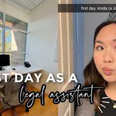 My First Day As A Legal Assistant | 9-6pm WORK VLOG