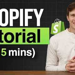 Shopify Beginner's Tutorial 2025 - Make A Pro eCommerce Store in 15 Minutes