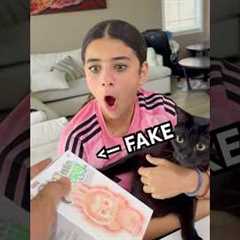 Giving My Little Sister a FAKE Labubu @YoMariah
