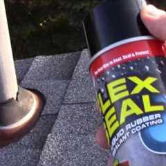 Using Flex Seal (as seen on TV) to prevent a roof leak