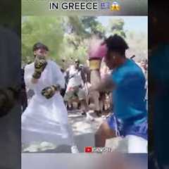 SPEED FIGHTS SOMEONE IN GREECE 🇬🇷 😱 #fyp #shorts #speed #trending