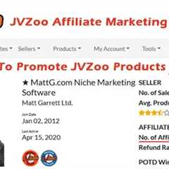 JVZoo Affiliate Marketing Tutorial: How To Promote JVZoo Products 2021