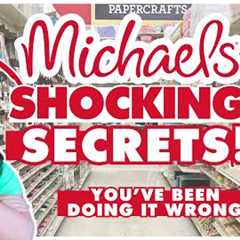 MUST SEE Michaels Hacks to save BIG! 😲 Pro Shopping Tips Michaels Doesn't Want You To Know!
