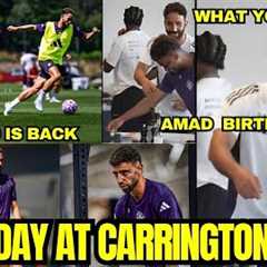 WHAT YOU MISSED 🔥Session 2 Amad Dialo Birthday Celebration Bruno Returns, Maguire And Dorgu.