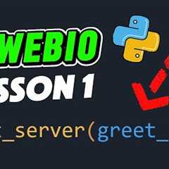 Lesson 1: Build a Web App with Python | PyWebIO for Beginners