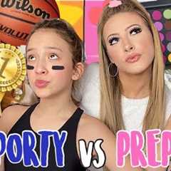 💄PREPPY🌸 VS 🛼SPORTY 🏀 TARGET SHOPPING CHALLENGE *NO BUDGET* 🤑
