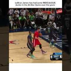 LeBron Was Supposed To Be In The Dunk Contest