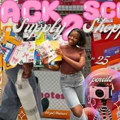 *CHEAP* BACK TO SCHOOL SUPPLY SHOPPING AT TARGET 2025 + WALMART | SENIOR YEAR EDITION