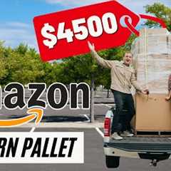 Our BIGGEST Amazon Returns Pallet Ever - Unboxing $4500 in MYSTERY Items!