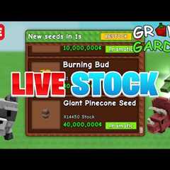 LIVE 🔴 | GROW A GARDEN STOCK, EGGS, WEATHER & COSMETICS! TRADE 24/7!