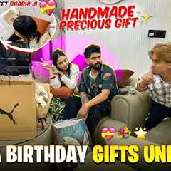 Birthday Gifts🎁UNBOXING😀 Expensive gifts😱😇THANKS TO ALL🙏❤️🧿 Taniyasajanvlog￼