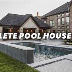FULL POOL HOUSE BUILD | Construction ASMR | KBUILD Series