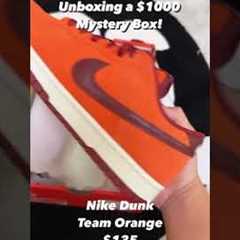 UNBOXING A $1000 SNEAKER MYSTERY BOX. DID I GET A W OR L?! #shorts