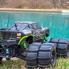 WILL IT DRIVE ON WATER!! (MONSTER TRUCK XMAXX MOD)