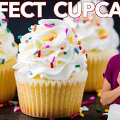 How to Get PERFECT VANILLA CUPCAKES Every Time