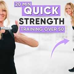 Strength Training At Home For Women Over 50 | Full Body Workout!