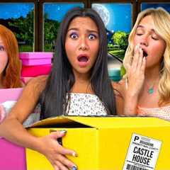 WE STAYED up ALL NiGHT OPENiNG MYSTERY BOXES!! *WE GOT CAUGHT!* 😅