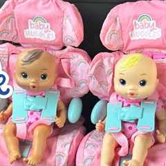 BABY ALIVE newborn girls go on a outing 🛒 shopping and Chuck E. Cheese ☀️