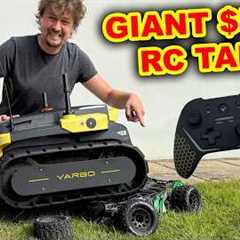 Worlds Biggest RC Tank - You won't believe what it can do - meet Yarbo