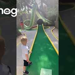 Casually Crazy Miniature Golf Hole-In-One || ViralHog