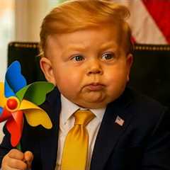Baby Donald Trump Speaks on European Immigration