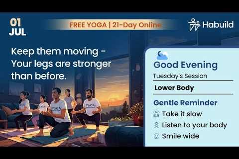 Habuild Yoga | Lower Body with  @saurabhbothra  | Live E