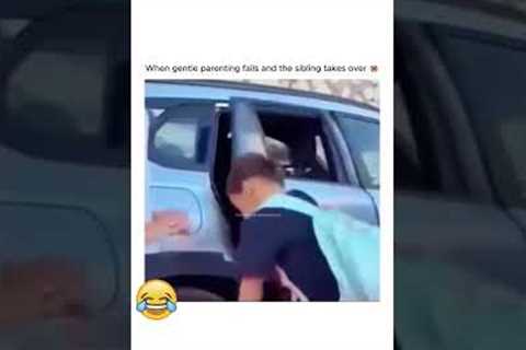 when the gentle parenting fails and sibling takes over