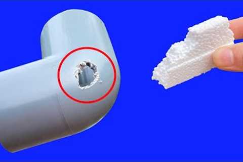 Why didn't I know this sooner? It turns out patching a water pipe is that simple.