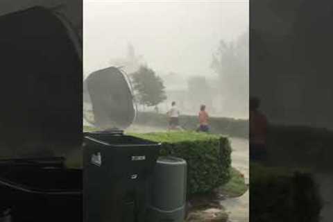 It's a little windy outside  🌬️#weather #wind #fail #funny #shorts #afv