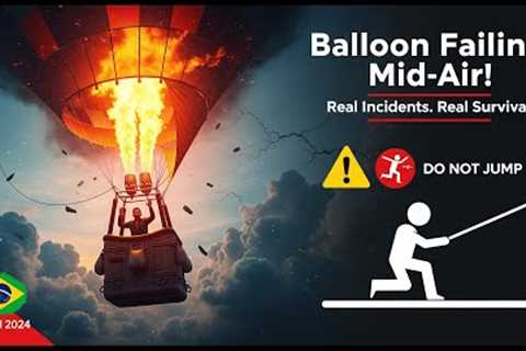 🆘 **Surviving a Falling Hot Air Balloon – Brazil 2024 Disaster Explained