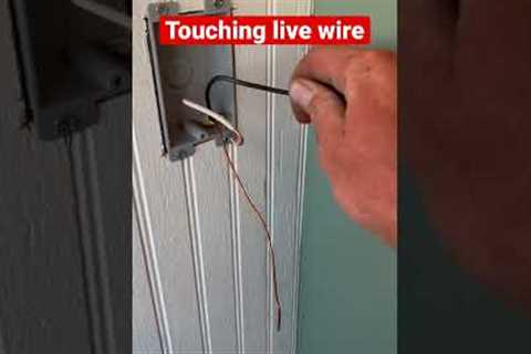 Safely Touching a live wire. #offgrid