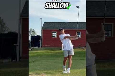 Shallow Your Swing Plane