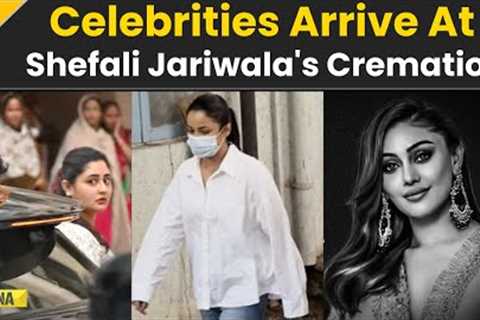 Shefali Jariwala Death: Celebrities Bid Emotional Farewell To Shefali At Oshiwara Crematorium