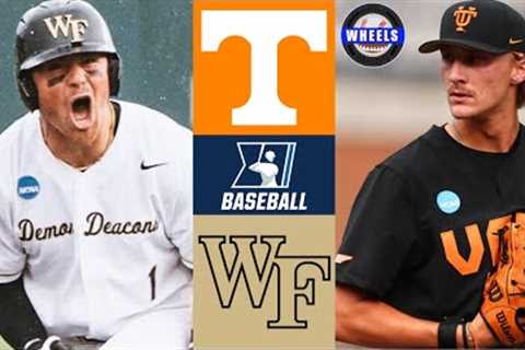 #14 Tennessee vs Wake Forest (INCREDIBLE!) | Regional Final (G6) | 2025 College Baseball Highlights