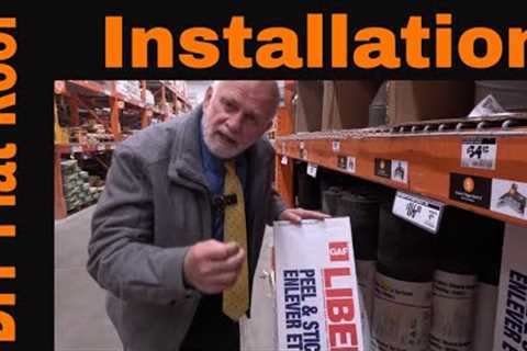How to Install a RUBBER FLAT ROOF, Cheap, Easy, DIY- Carport, Shed, Porch, Garage - Easy, Fast