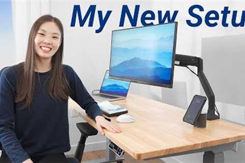 DESK MAKEOVER | My New Desk Setup in LA!
