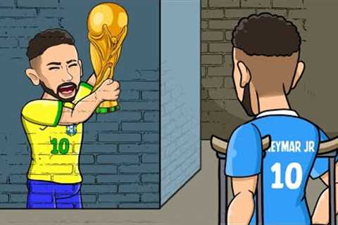 The Fall of a Genius: Neymar and the Shattered Dream | Golden Goal Football Animation