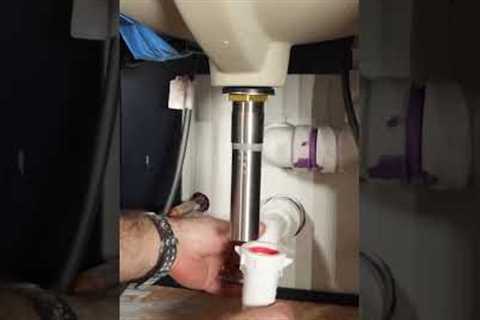 Sink Drain Installation Tips - #shorts