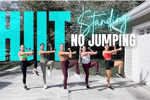 40 MIN Standing Full Body HIIT Workout | Compound Strength &amp; Cardio | NO REPEAT