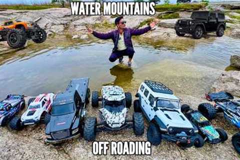 RC Traxxas Arrma 4X4 Monster Car Rain Water Testing - Chatpat toy TV