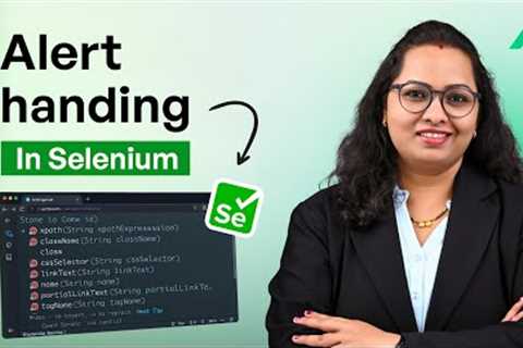 Learn handling JavaScript alert under 1 hour!  😯 Selenium Tutorial for beginners 💯