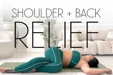 15 Min Yoga for Shoulder &amp; General Back Pain Relief | Daily Stretch for Tension &amp; Posture