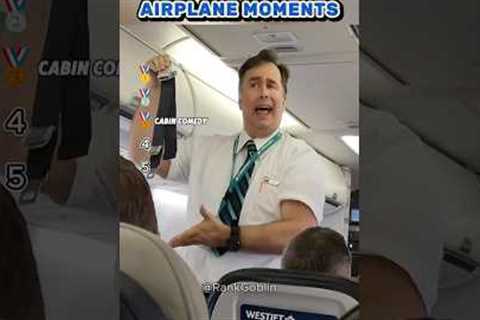 Ranking Funniest Airplane Moments #shorts