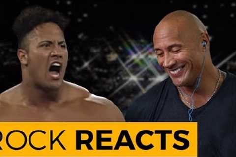 The Rock Reacts to His First WWE Match: 20 YEARS OF THE ROCK