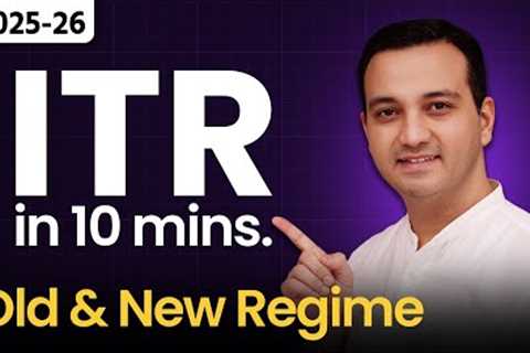 ITR Filing Online 2025-26 Process | Income Tax Return (ITR-1) Filing 2025-26 for Salaried Person